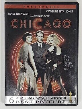 Chicago DVD (2002) with Queen Latifah, Richard Gere, Rene Zellweger